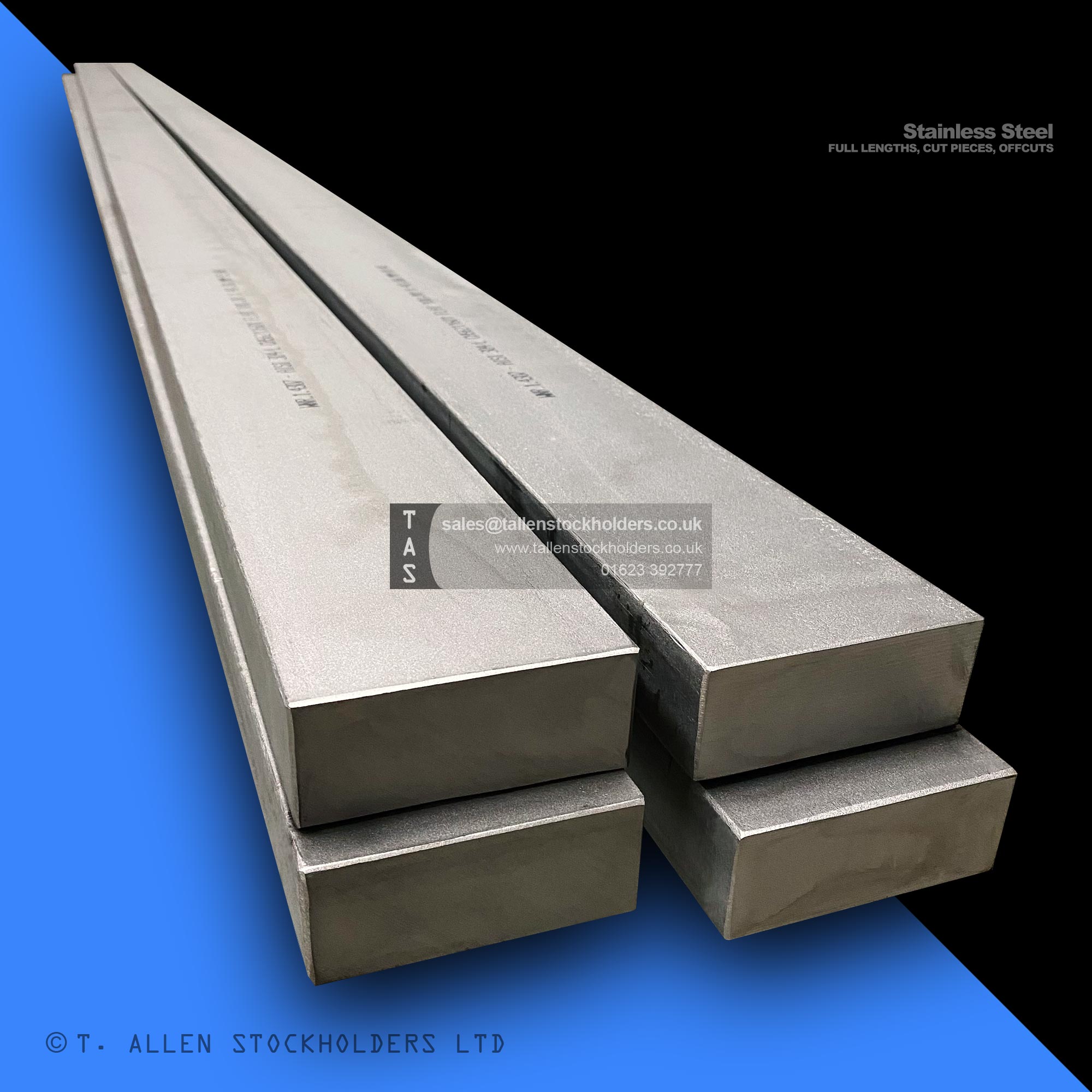 304, 316, 321, 310 Stainless Steel Flat Bar – Hot Rolled and Cold Drawn Profiles